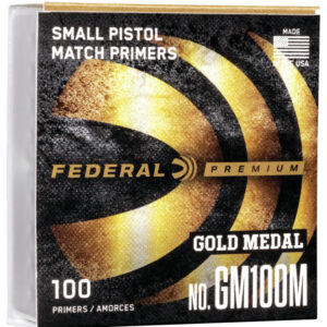 Buy Federal Premium Gold Medal Small Pistol Match Primers #100M Online