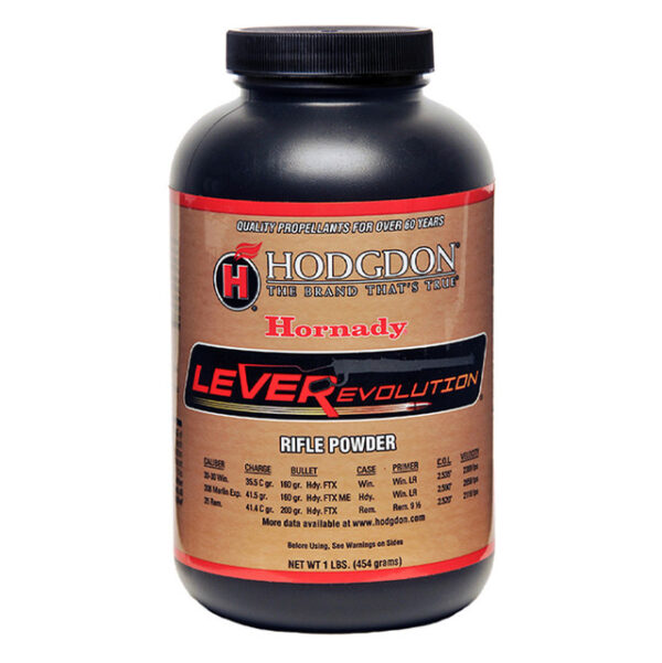 Hodgdon Hornady LEVEREvolution Smokeless Gun Powder